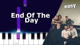 One Direction - End Of The Day  ~  EASY PIANO TUTORIAL