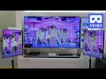 3D VR Watch Kpop Ohmygirl &amp; Ive with New LG Triple OLED Screen Home Theater