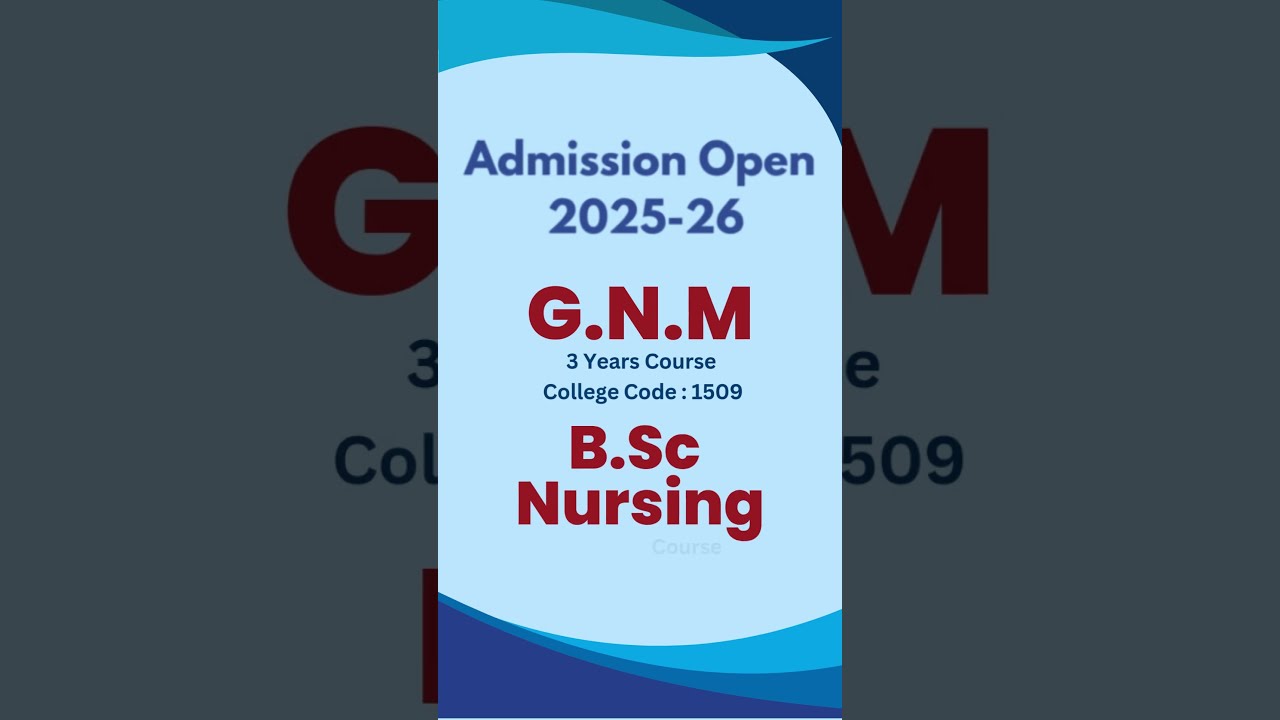 Begin Your Nursing Journey Admission Open 2025 26 For GNM B Sc At R G Group Of Education