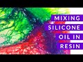 What happens when you mix silicone oil directly in the resin?  RESIN EXPERIMENT!