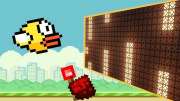 Flappy Bird in Minecraft using only redstone