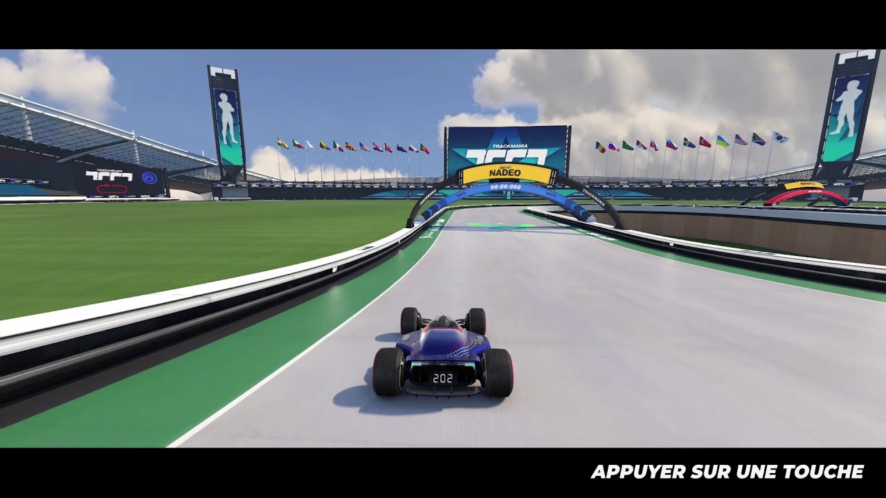 when to use the break in trackmania 2 stadium