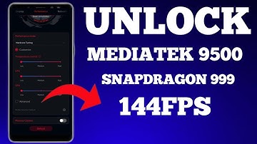 Unlock 120fps Mediatek 9300 + Snapdragon 888 No-Root 100% Working | Max FPS Fix Lag - No Root