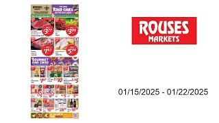 Rouses Markets Weekly Ad -  01/15/2025 - 01/22/2025