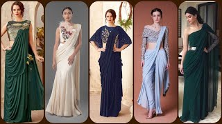 Indo Western Saree Designs ...