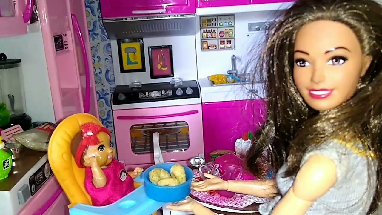 Novelinha da Barbie - rotina com os bebês da Jéssica 😊