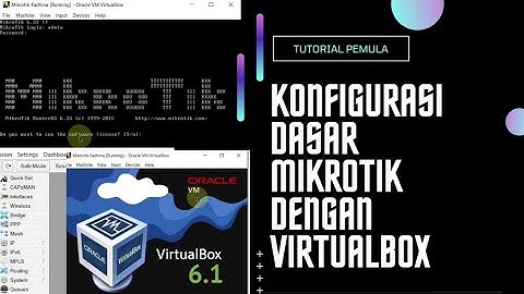 Tutorial Konfigurasi Dasar MikroTik menggunakan VirtualBox (Setting Limit Bandwidth, Blokir Situs)
