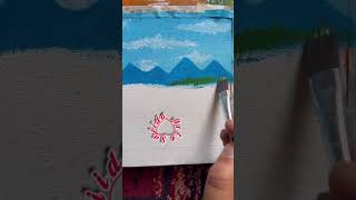 Sunset #art #painting #india #drawing #trending #views #ytshorts #viral #reels #music #top #love #1m
