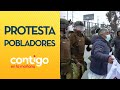 &quot;¡NO NOS VAMOS A RETIRAR!&quot;: La caótica protesta de pobladores en Maipú - Contigo en la Mañana