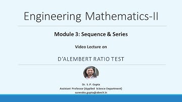 B.TECH | SEQUENCE & SERIES | D