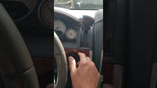 Town and Country Caravan key stuck in ignition.