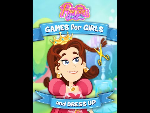 Princesa - Salão de cabeleireiro para meninas 4+