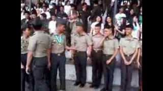 dlsau ROTC UNIT graduation 2011-2012
