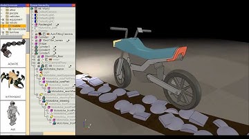 Robotics Simulation: Motorbike Demo in V-REP