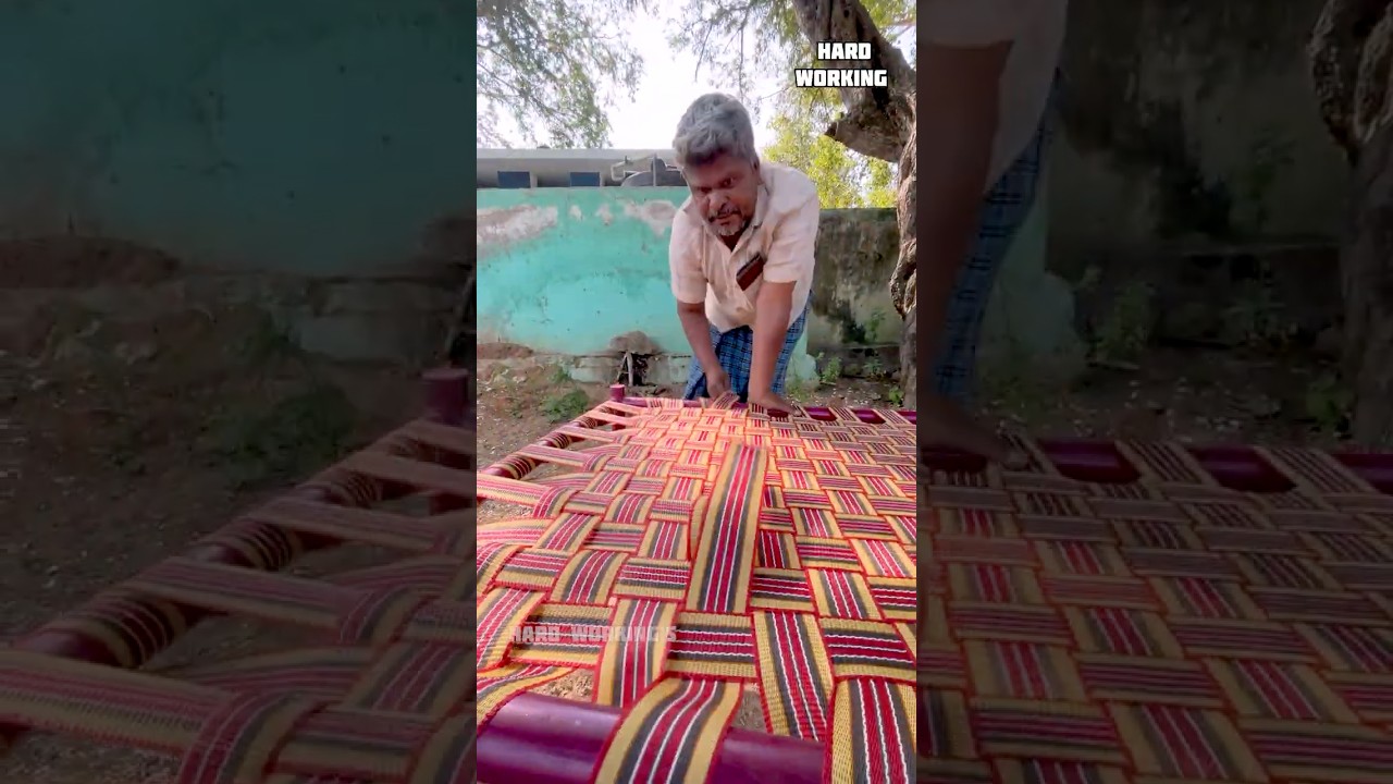 The Art of Wire Cot Making | Traditional Craft by Skilled Men  