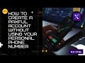 How to Create a Paxful Account without Using Your Personal Phone Number