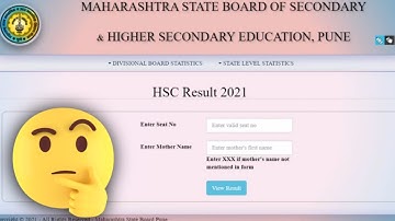 Maharashtra 12th Result 2021 Date And Time | HSC Result 2021
