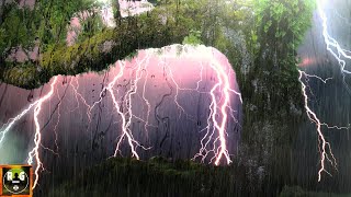 Nature&#39;s Lullaby: Epic Thunderstorm with Rain and Intense Thunder and Lightning Sounds for Sleeping