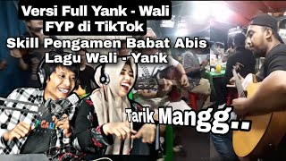 AUTO GOYANG‼️ FYP di TikTok Skill Pengamen Babat Abis Melody WALI YANK #musikindonesia Reaction