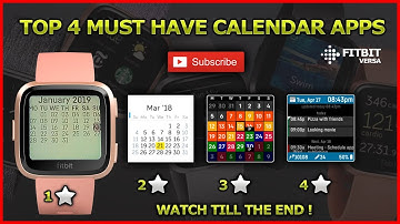 Top 4 Calendar Apps on Fitbit Sense, Versa 3, 2 & Lite