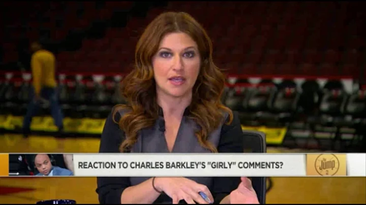 Charles Barkley and Rachel Nichols on "GIRLY" bask...