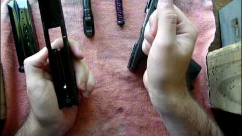 Steyr M9 A1 disassembly and reassembly (same for all MA1 series pistols)