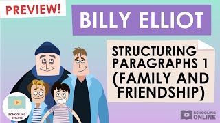 Billy Elliot - Structuring Paragraphs (Theme of Family and Friendship) Lesson Preview