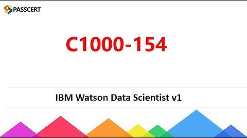 C1000-154 IBM Watson Data Scientist v1 Exam Dumps