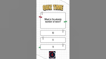 What is the atomic number of neon #quiztime #quiz #quizchallenge #quizquestions #quiztest #shorts