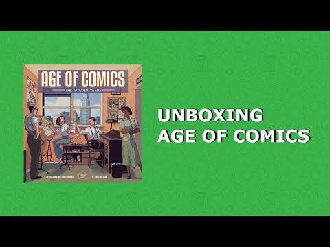 Age of Comics | Unboxing #boardgames