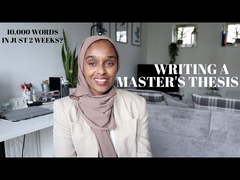 Video: How To Write A Dissertation In A Month