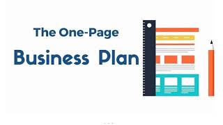 The Benefits of the 1Page Business Plan