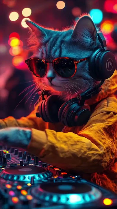 Cat DJ & Binaural Beats • Focus Boost in 20s 😸🎶 #relaxingmusic