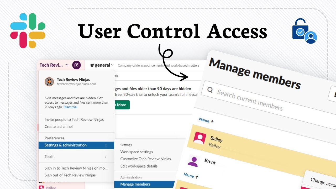 Как удалить кого-то из канала Slack