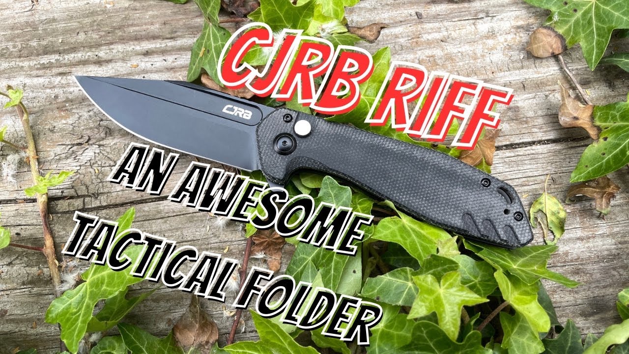 COOLEST NEW RELEASE | CJRB RIFF TACTICAL FOLDER - YouTube