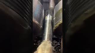 Bolt manufacturing process using precision machines to form strong threads and durable metal parts!!