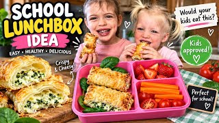 ⭐ Crispy Spinach & Cheese Puff Pastry 🥐 | Easy School Lunchbox Idea