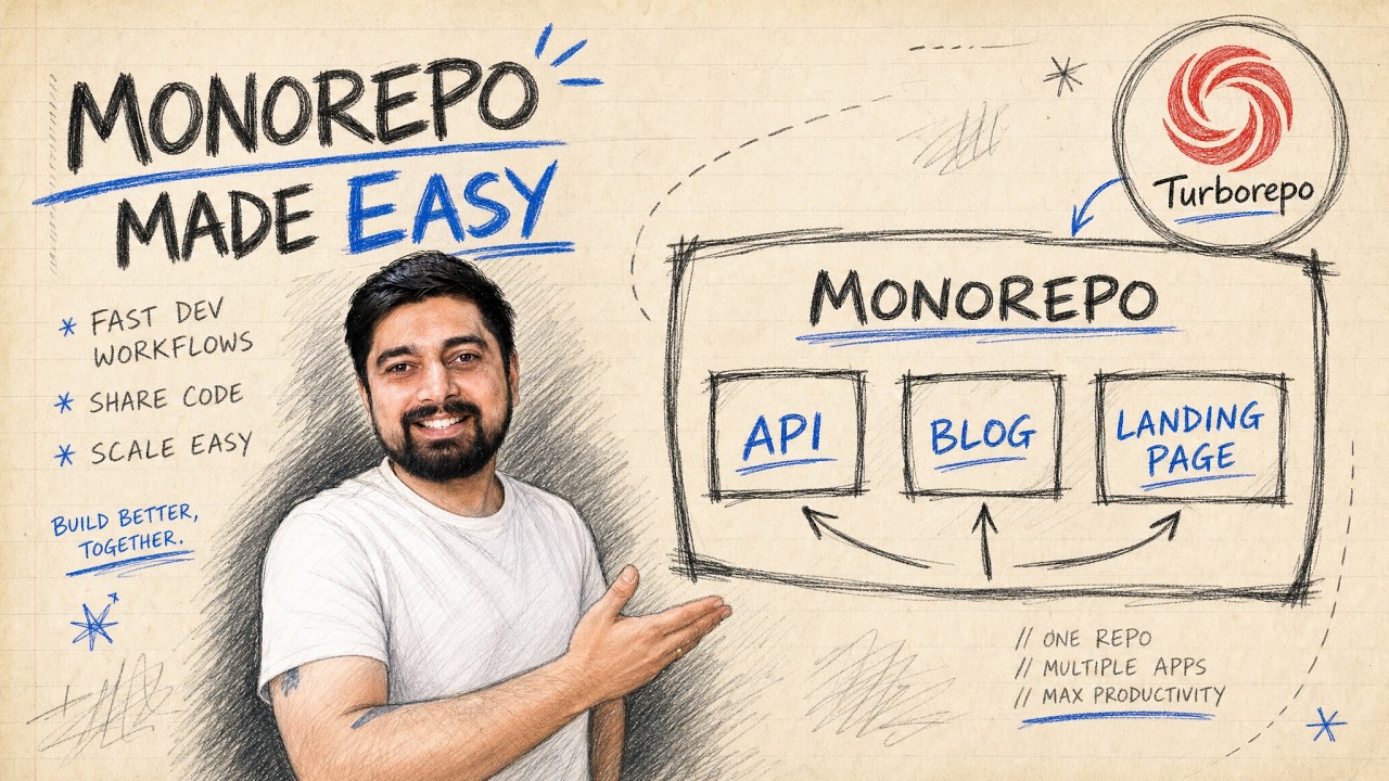 Monorepo setup guide How Big Companies Share Code Across Projects - YouTube