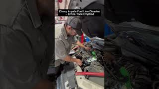 Chevy Impala Fuel Line Disaster – Entire Tank Empty #nofuel #autorepair #fuelpump