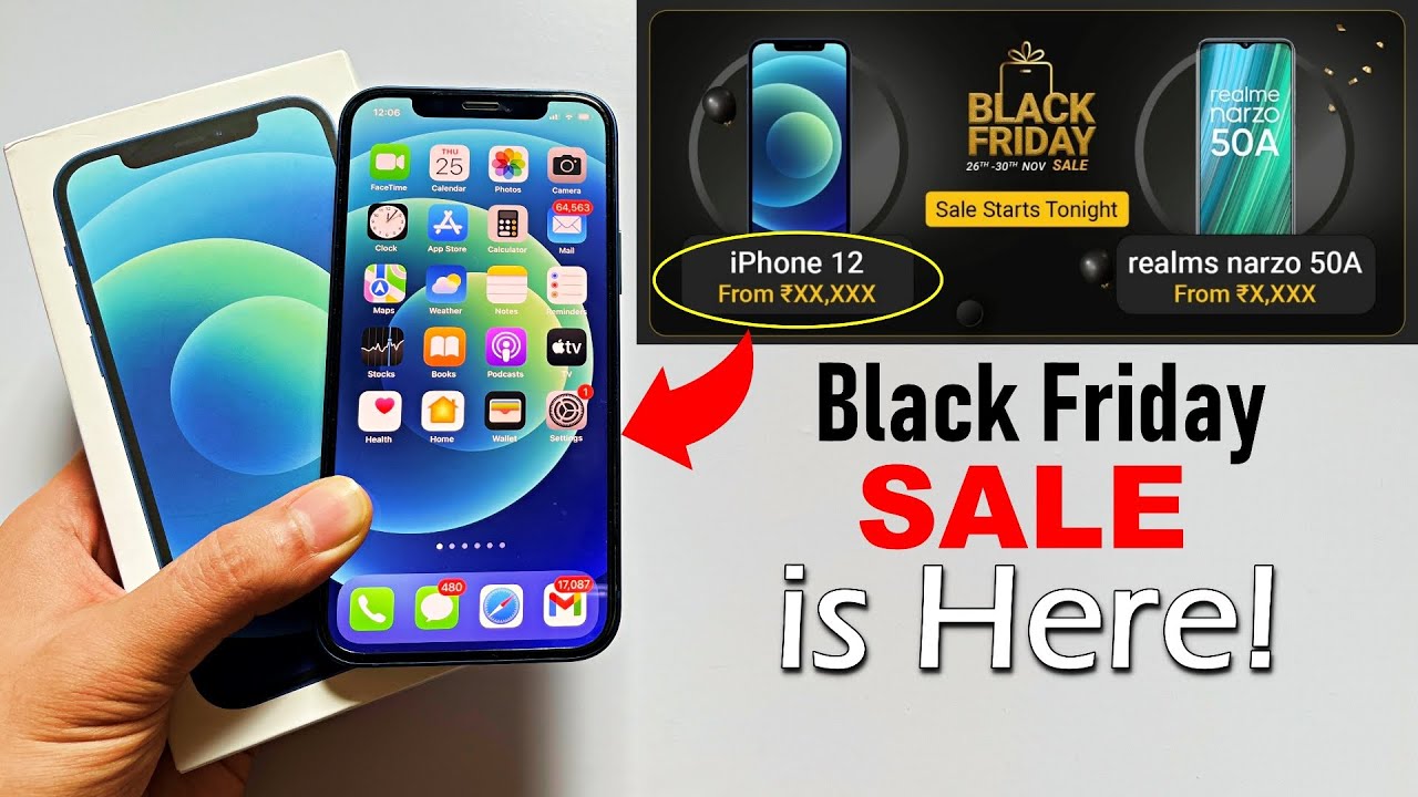 Biggest Price Drop on iPhone 12 😍🔥?  Flipkart Black Friday Sale is Here!