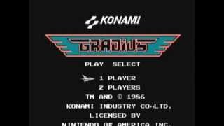 Gradius I - NES w/ Voice | First Level + Boss