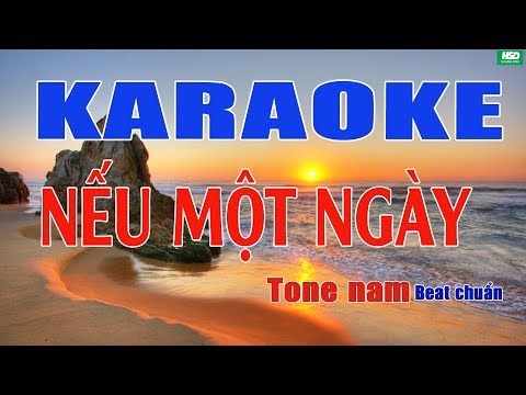 Video Karaoke Nếu Một Ngày - Nguyên Khang - Karaoke Hoàng... - youtube