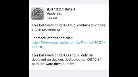 iOS 10.2.1 developer beta 1 released what
