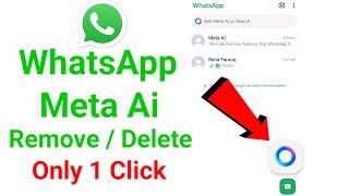 whatsapp meta ai kaise hataye / how to remove meta ai on whatsapp