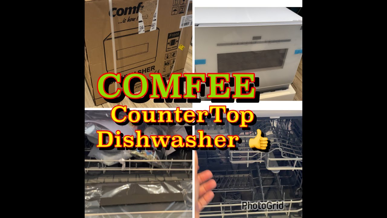 Unboxing New Countertop Dishwasher/ COMFEE KWH TDW501C YouTube