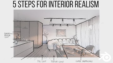 How to Make Interior Renders Look Photorealistic (FAST) — Blender Tips