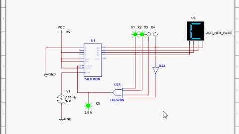 4 bit binary up counter video 163( 4-14)