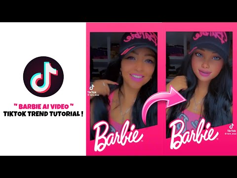 Ai barbie video tiktok trend tutorial | filtro de barbie capcut template | Convert video into barbie