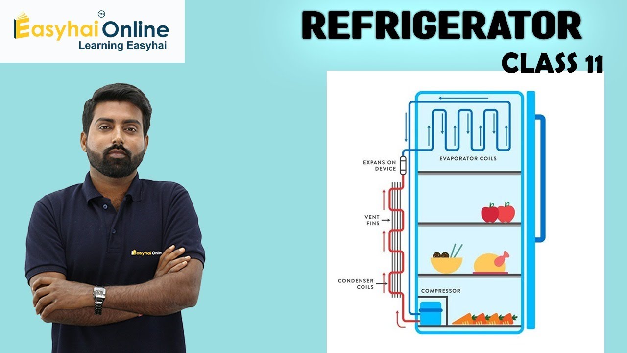 Refrigerator and AC how its works Class 11th physics YouTube