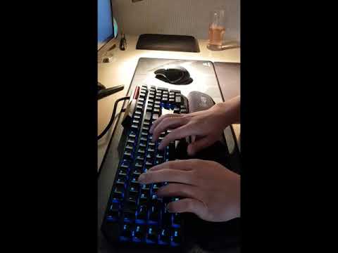 HP Omen Sequencer gaming keyboard sound test